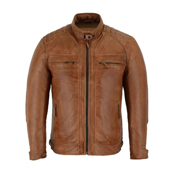 Mens Brown Leather Jacket