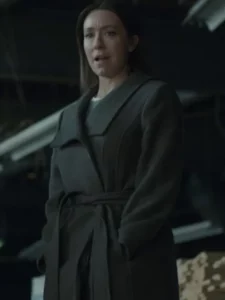 Doc 2025 Molly Parker Gray Wrap Coat